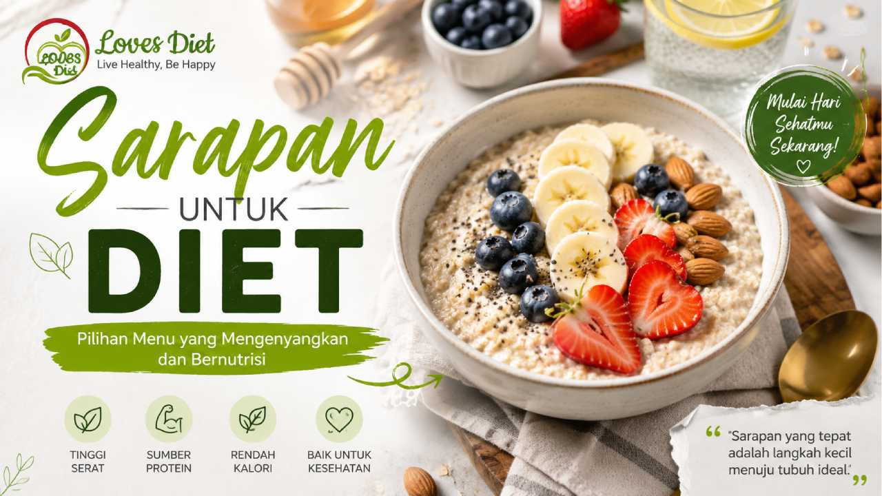 Sarapan untuk Diet, Pilihan Menu yang Mengenyangkan dan Bernutrisi