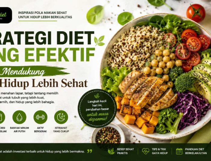 Strategi Diet yang Efektif untuk Mendukung Gaya Hidup Lebih Sehat