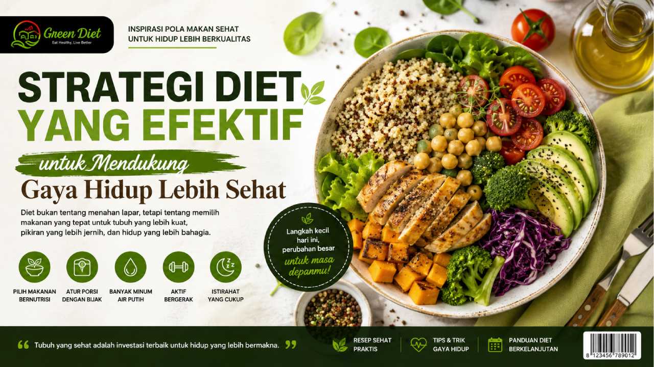 Strategi Diet yang Efektif untuk Mendukung Gaya Hidup Lebih Sehat