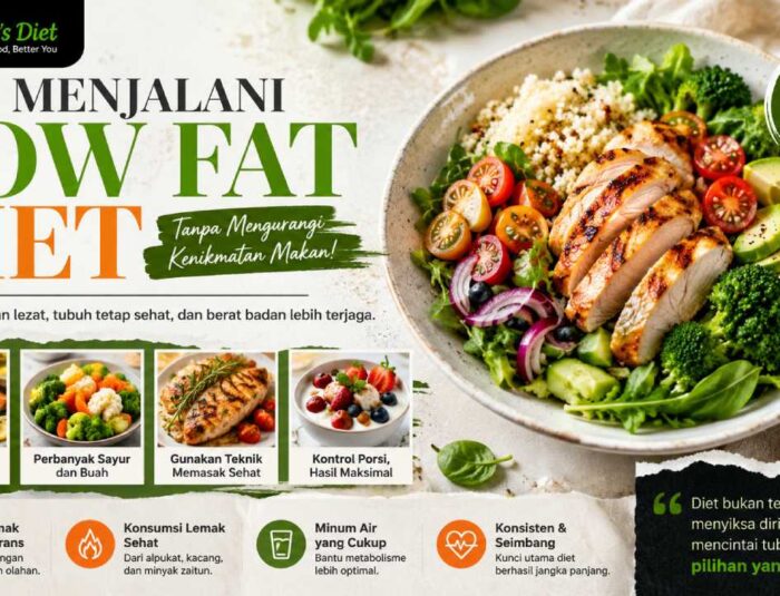 Tips Menjalani Low Fat Diet tanpa Mengurangi Kenikmatan Makan