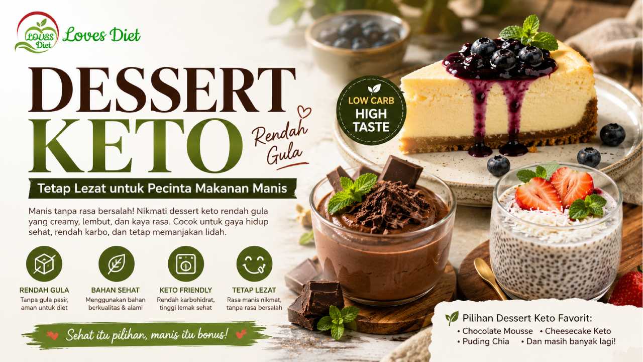 Dessert Keto Rendah Gula yang Tetap Lezat untuk Pecinta Makanan Manis