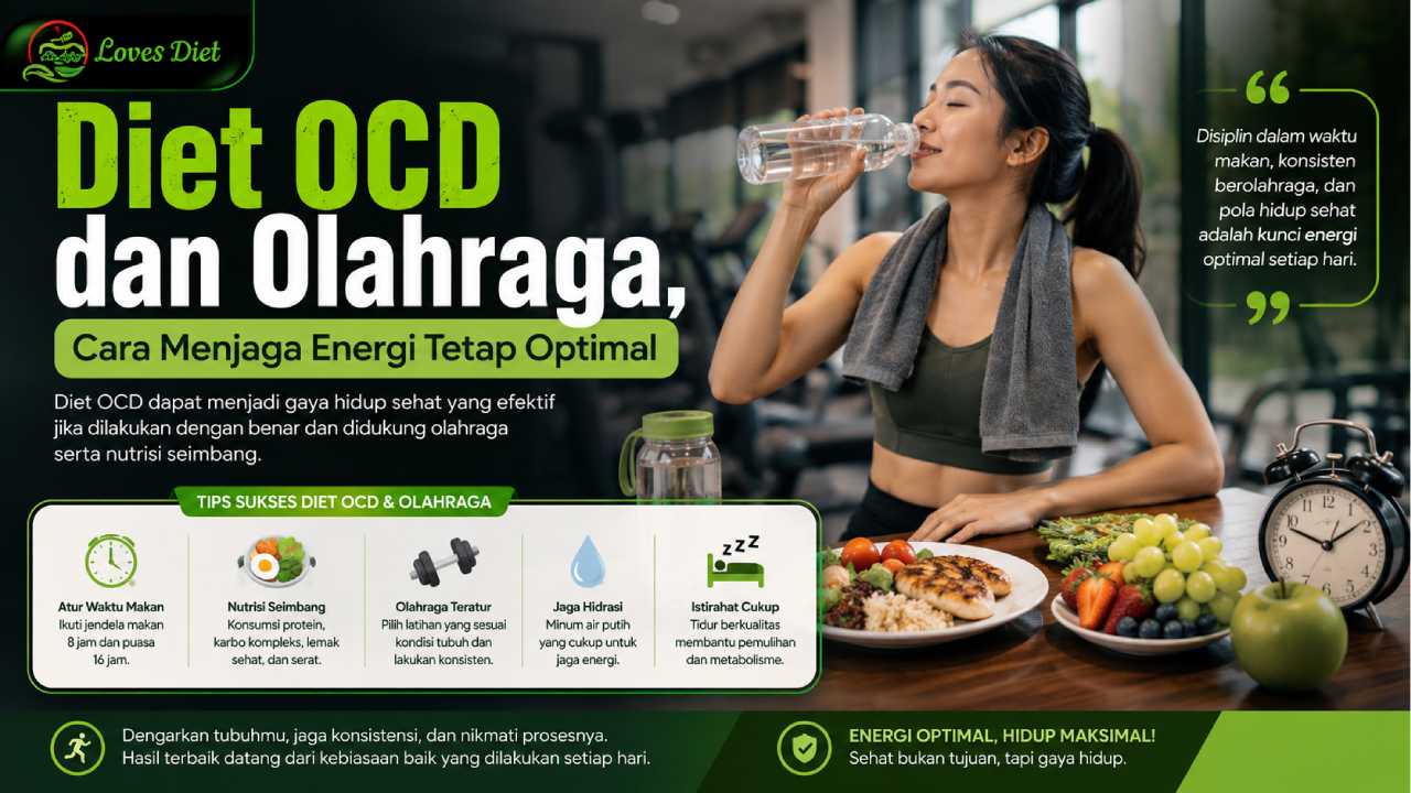 Diet OCD dan Olahraga, Cara Menjaga Energi Tetap Optimal