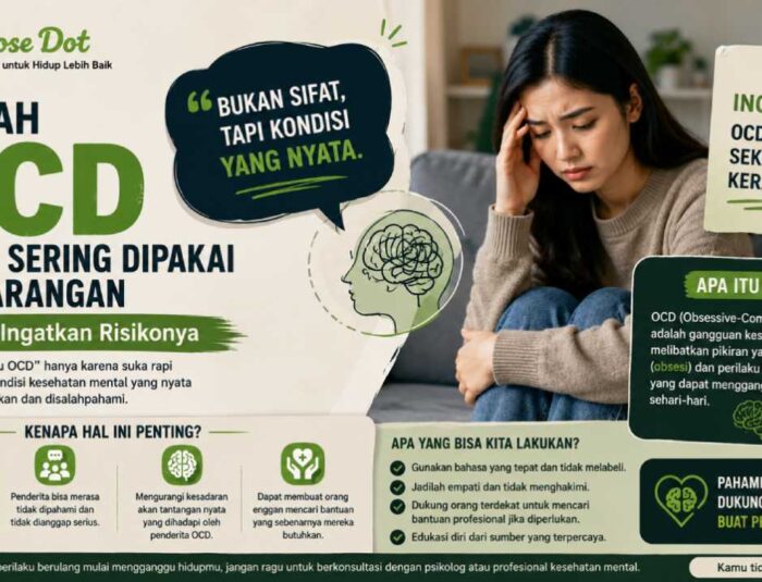Istilah OCD Makin Sering Dipakai Sembarangan, Psikolog Ingatkan Risikonya