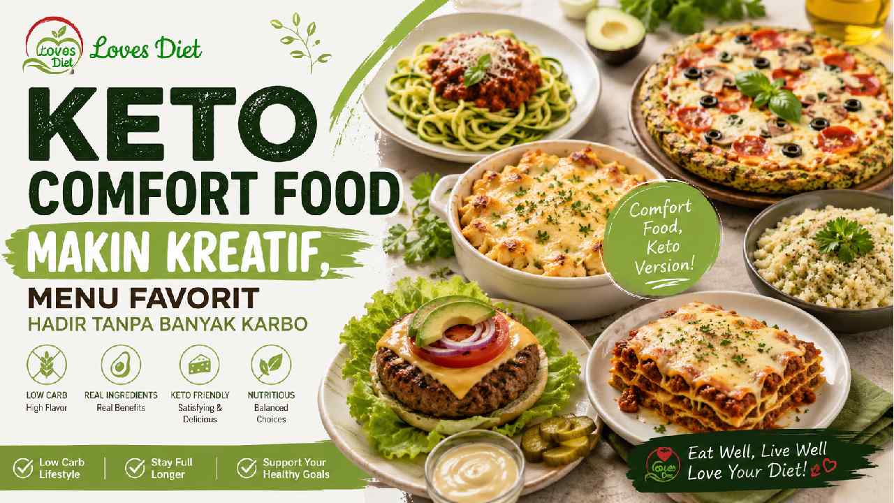 Keto Comfort Food Makin Kreatif, Menu Favorit Hadir Tanpa Banyak Karbo
