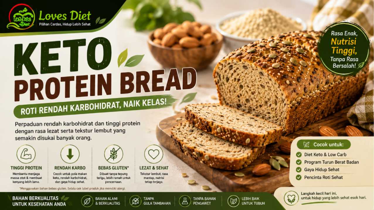 Keto Protein Bread Makin Dilirik, Roti Rendah Karbohidrat Naik Kelas