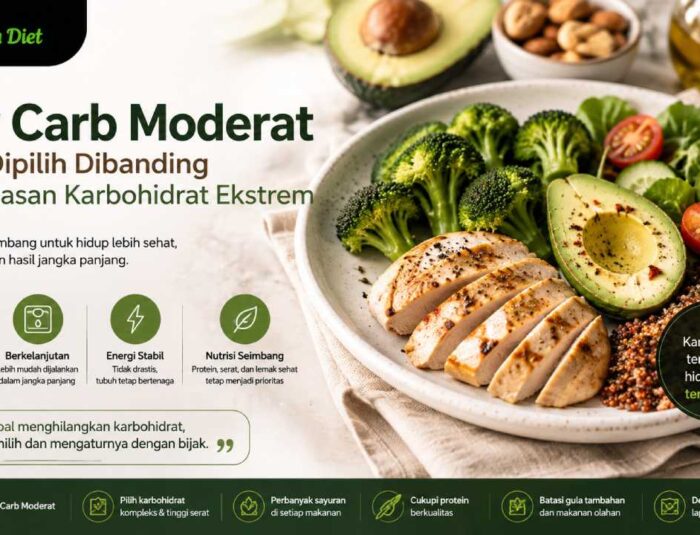 Low Carb Moderat Mulai Dipilih Dibanding Pembatasan Karbohidrat Ekstrem