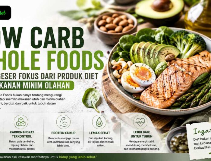 Low Carb Whole Foods Menggeser Fokus dari Produk Diet ke Makanan Minim Olahan