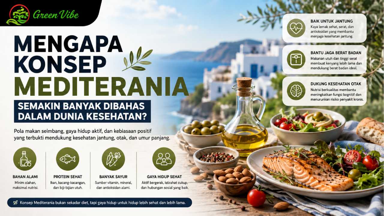 Mengapa Konsep Mediterania Semakin Banyak Dibahas dalam Dunia Kesehatan?