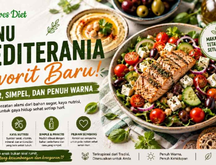 Menu Mediterania Jadi Favorit Baru, Segar, Simpel, dan Penuh Warna