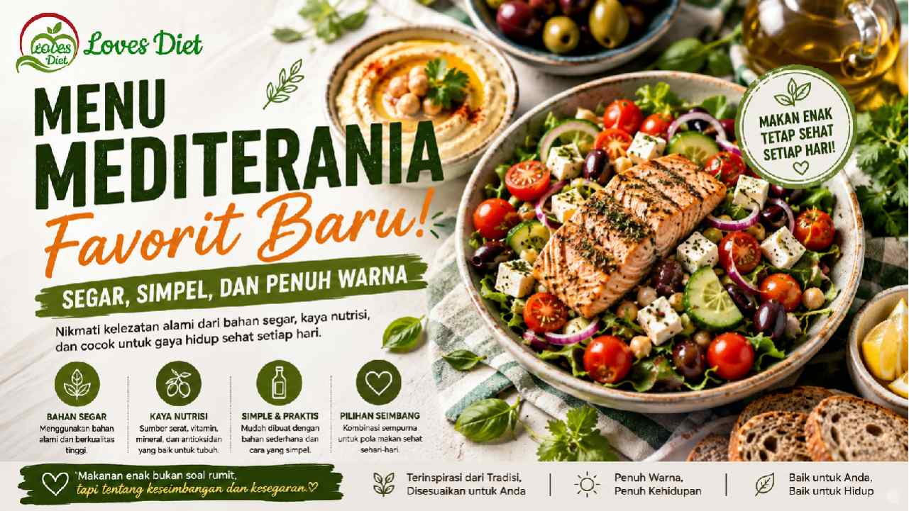 Menu Mediterania Jadi Favorit Baru, Segar, Simpel, dan Penuh Warna