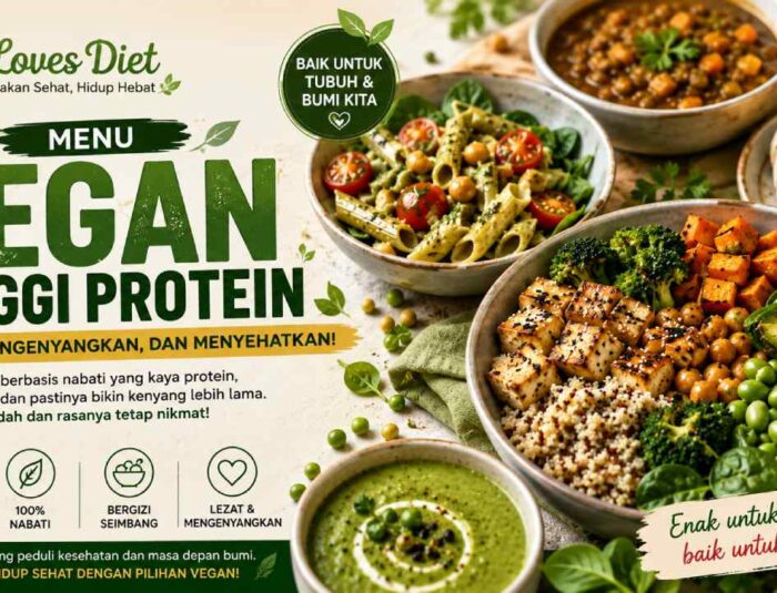 Menu Vegan Tinggi Protein yang Tetap Lezat dan Mengenyangkan