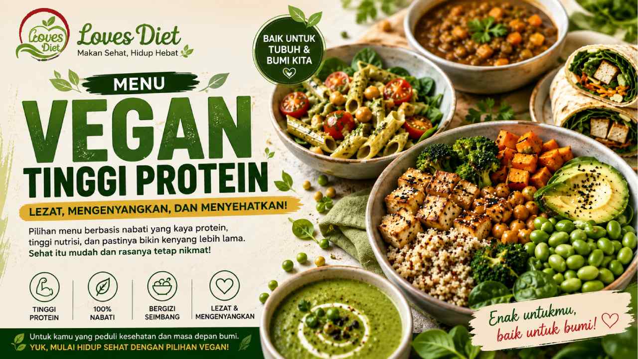 Menu Vegan Tinggi Protein yang Tetap Lezat dan Mengenyangkan
