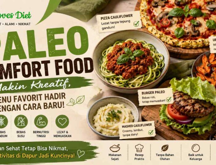 Paleo Comfort Food Makin Kreatif, Menu Favorit Hadir dengan Cara Baru
