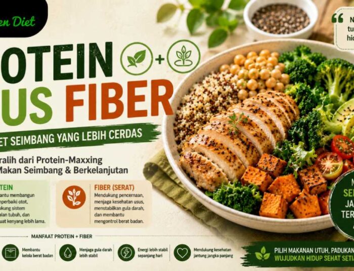 Protein Plus Fiber Jadi Tren, Diet Seimbang Mulai Menggeser Protein-Maxxing