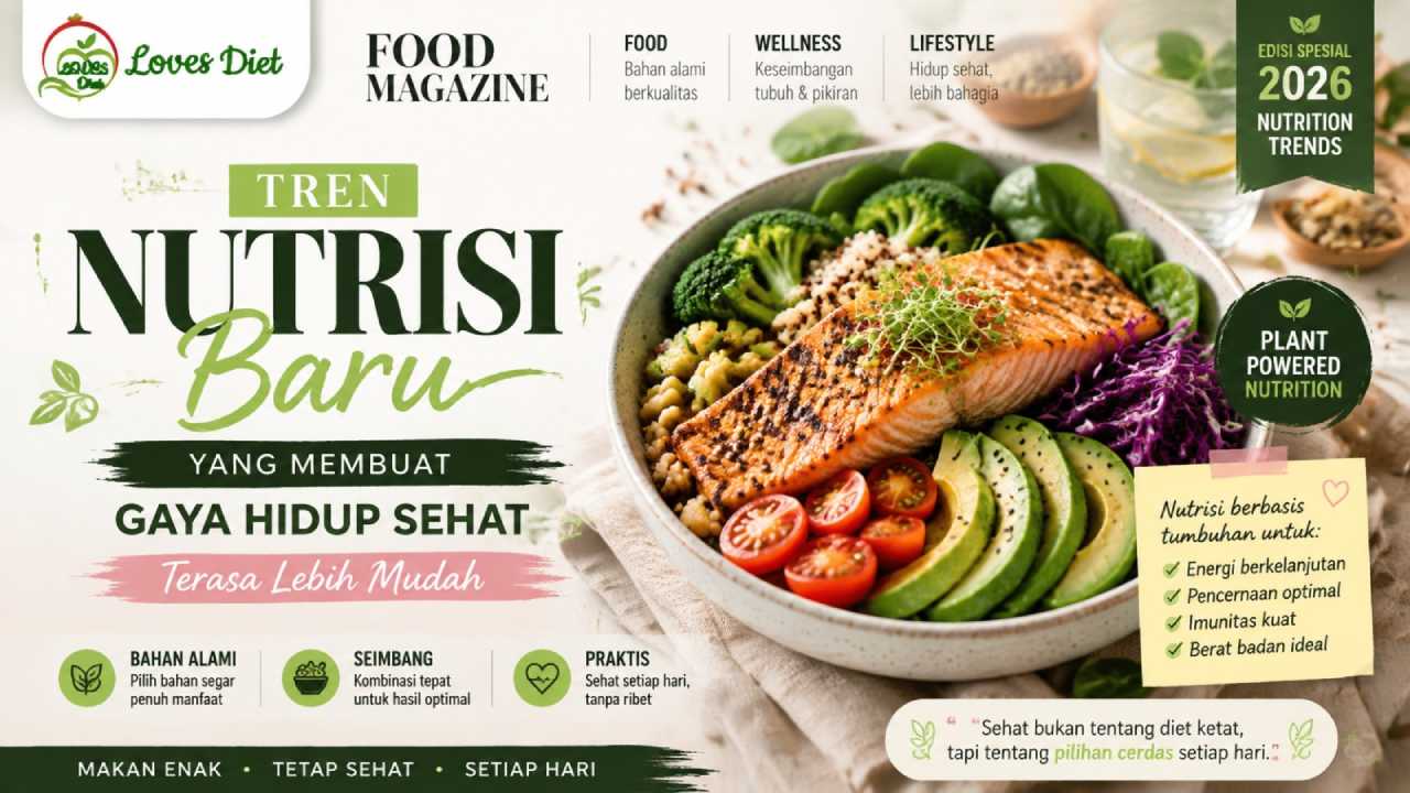 Tren Nutrisi Baru yang Membuat Gaya Hidup Sehat Terasa Lebih Mudah