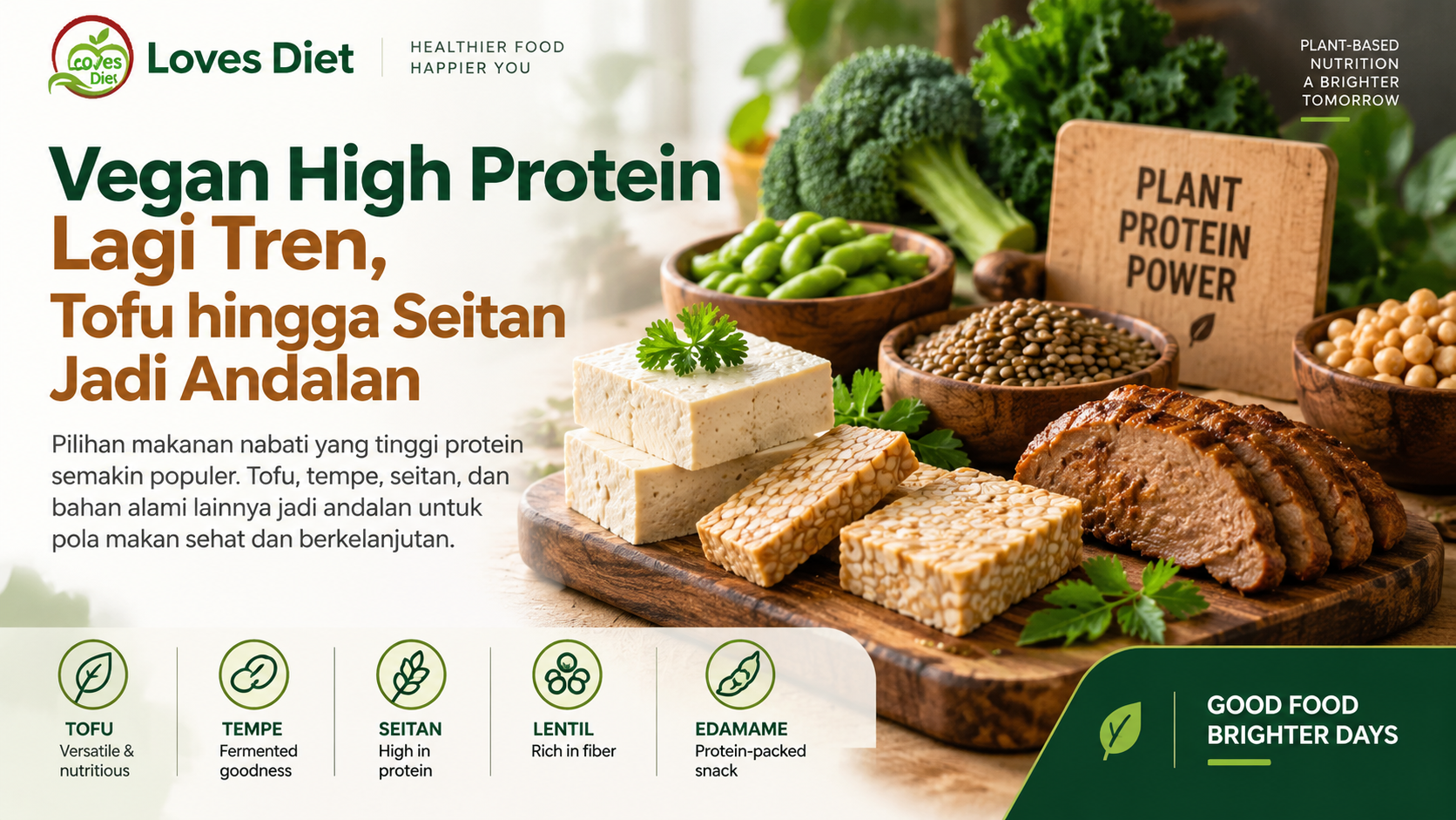 Vegan High Protein Lagi Tren, Tofu hingga Seitan Jadi Andalan