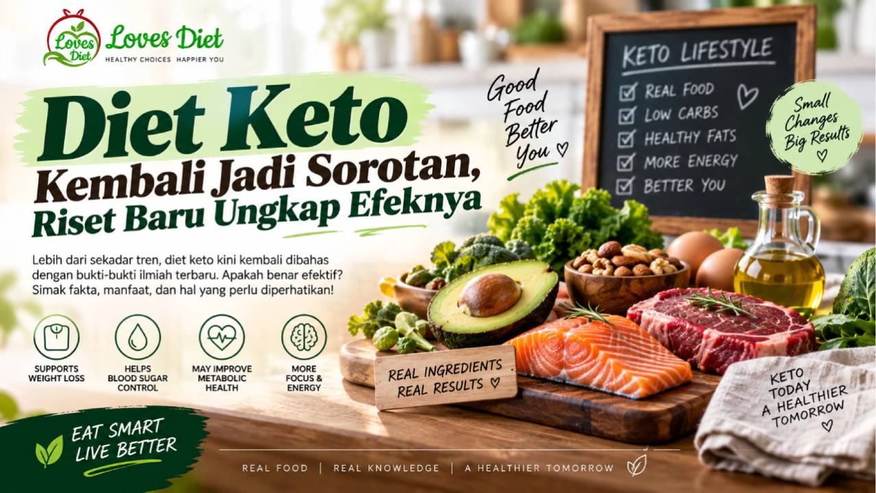 Diet Keto Kembali Jadi Sorotan, Riset Baru Ungkap Efeknya