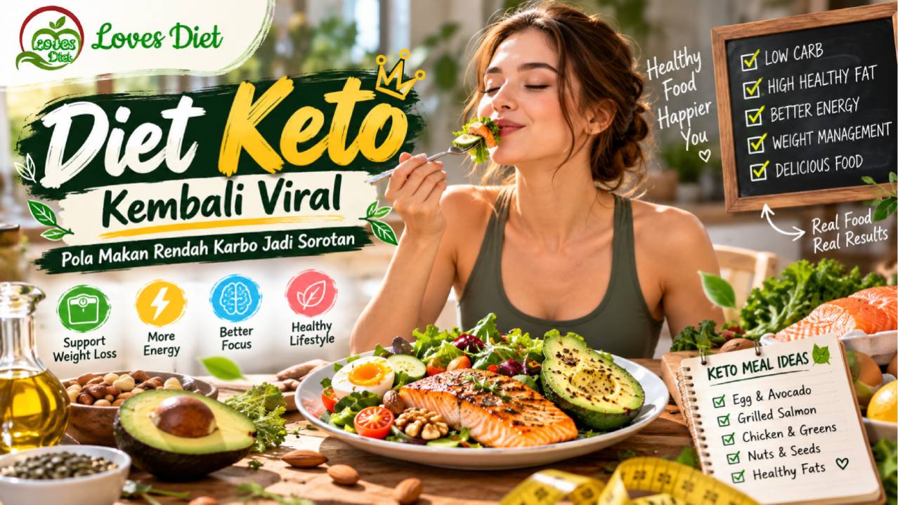 Diet Keto Kembali Viral, Pola Makan Rendah Karbo Jadi Sorotan