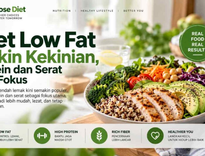 Diet Low Fat Makin Kekinian, Protein dan Serat Jadi Fokus