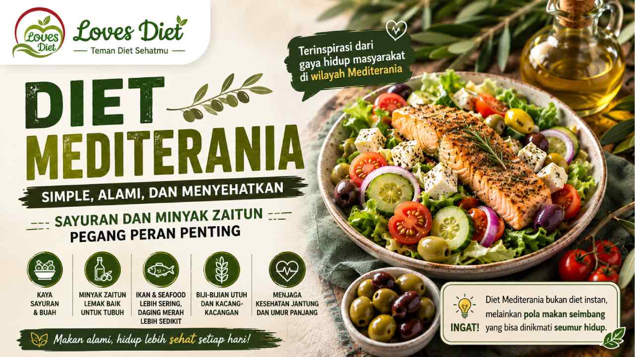 Diet Mediterania Jadi Favorit, Sayur dan Minyak Zaitun Pegang Peran Penting