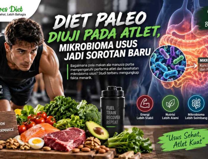 Diet Paleo Diuji pada Atlet, Mikrobioma Usus Jadi Sorotan Baru