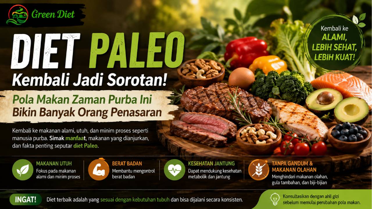 Diet Paleo Kembali Jadi Sorotan! Pola Makan Zaman Purba Ini Bikin Banyak Orang Penasaran