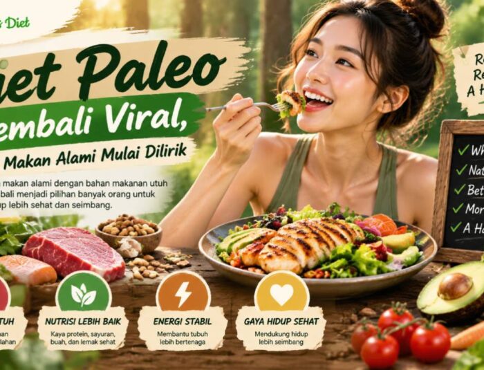 Diet Paleo Kembali Viral, Gaya Makan Alami Mulai Dilirik