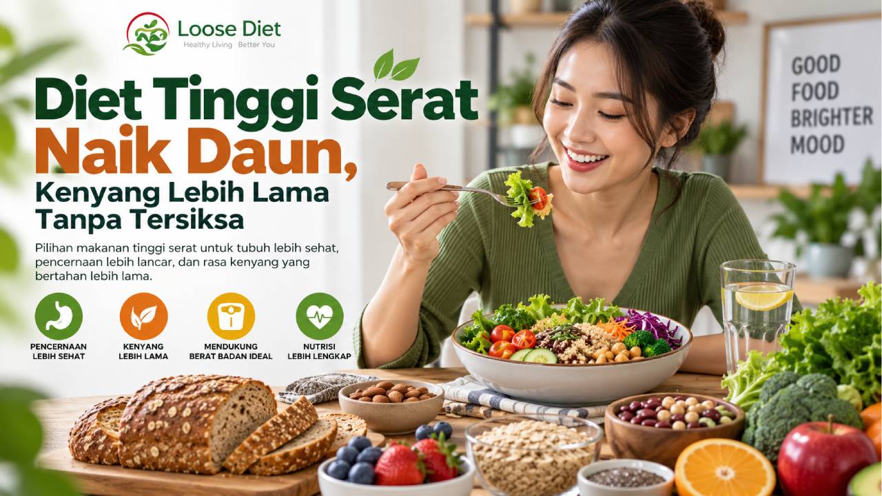 Diet Tinggi Serat Naik Daun, Kenyang Lebih Lama Tanpa Tersiksa