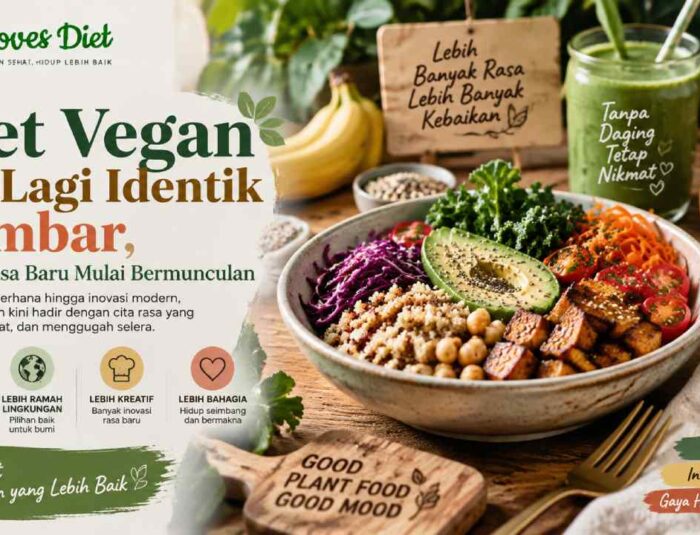 Diet Vegan Tak Lagi Identik Hambar, Kreasi Rasa Baru Mulai Bermunculan