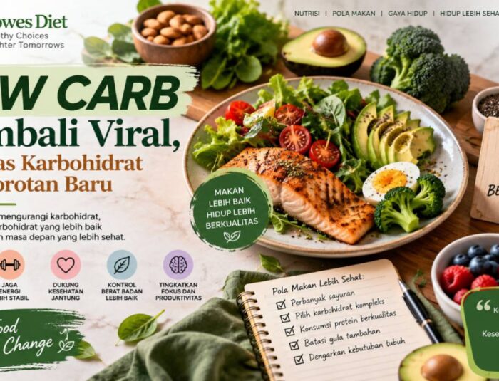 Low Carb Kembali Viral, Kualitas Karbohidrat Jadi Sorotan Baru