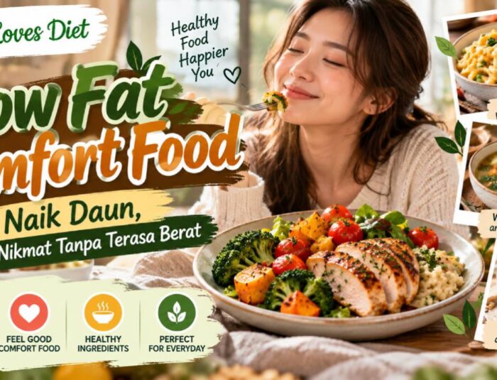 Low Fat Comfort Food Naik Daun, Tetap Nikmat Tanpa Terasa Berat