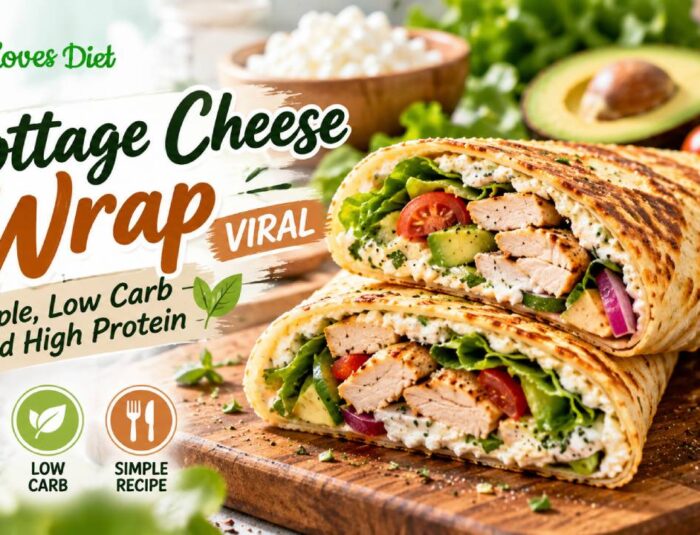 Cottage Cheese Wrap Viral, Menu Low Carb Simpel Tinggi Protein