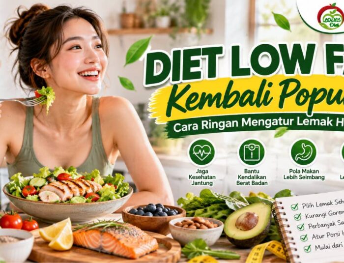 Diet Low Fat Kembali Populer, Cara Ringan Mengatur Lemak Harian