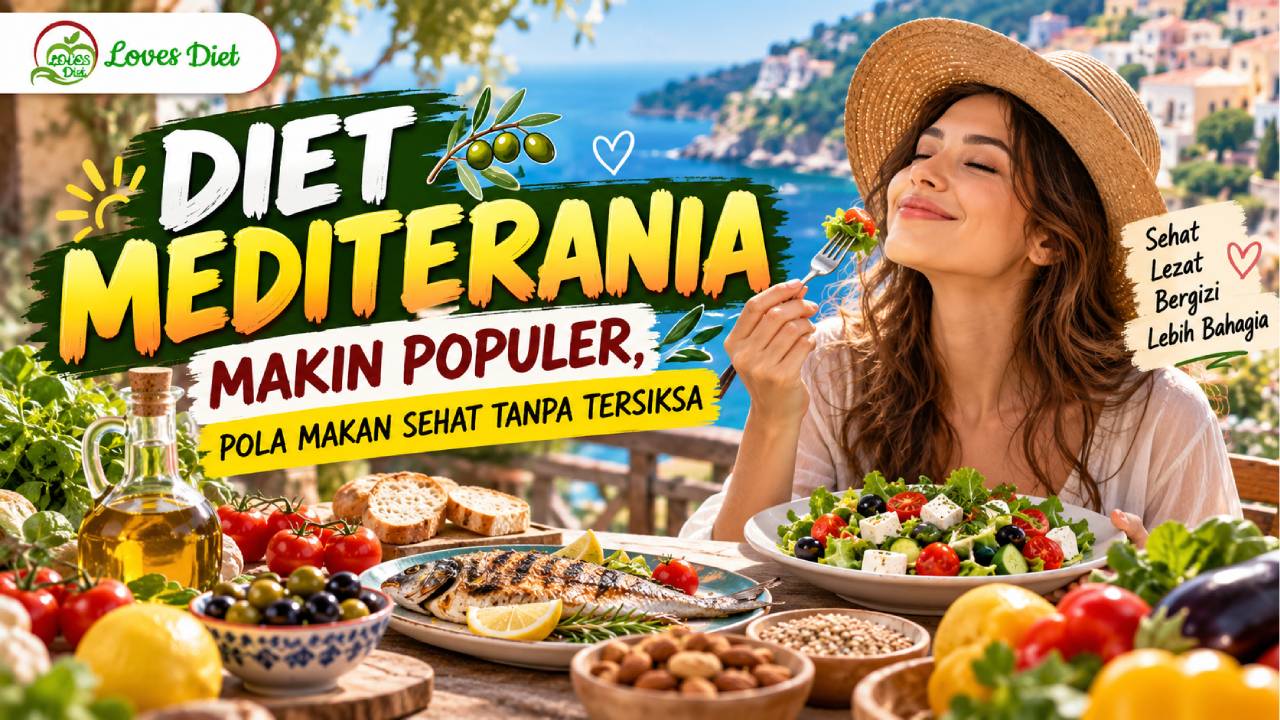 Diet Mediterania Makin Populer, Pola Makan Sehat Tanpa Tersiksa