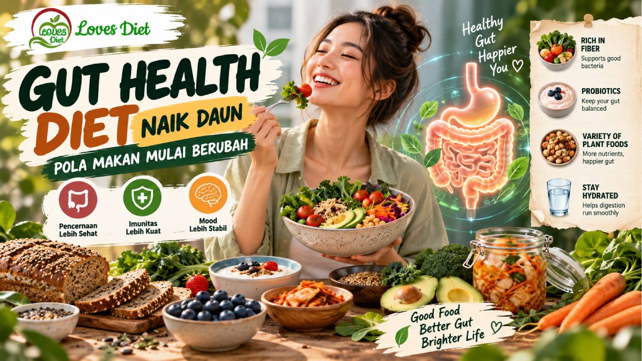 Gut Health Diet Naik Daun, Pola Makan Mulai Berubah