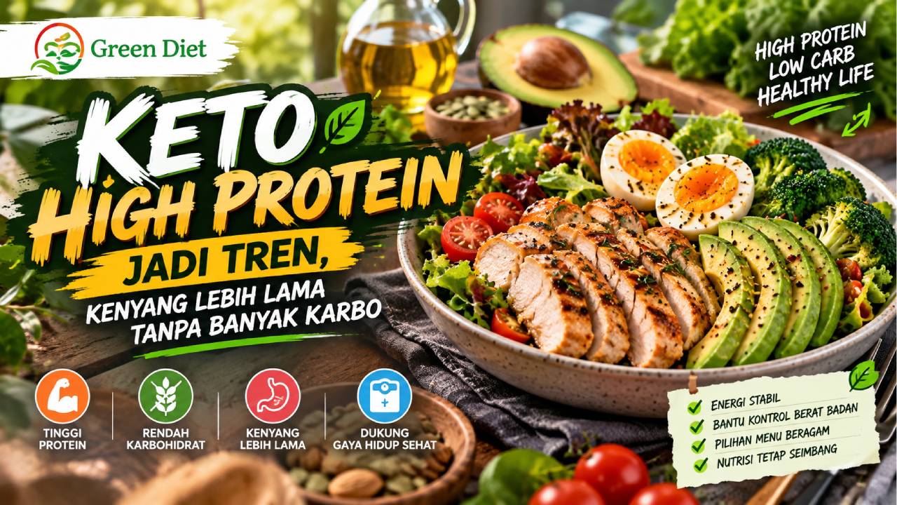 Keto High Protein Jadi Tren, Kenyang Lebih Lama Tanpa Banyak Karbo
