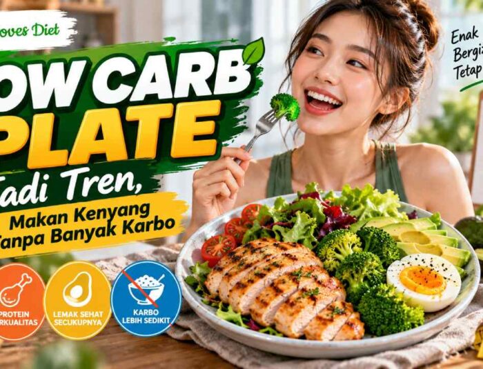 Low Carb Plate Jadi Tren, Makan Kenyang Tanpa Banyak Karbo