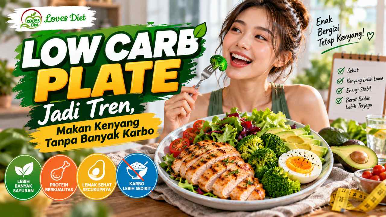 Low Carb Plate Jadi Tren, Makan Kenyang Tanpa Banyak Karbo