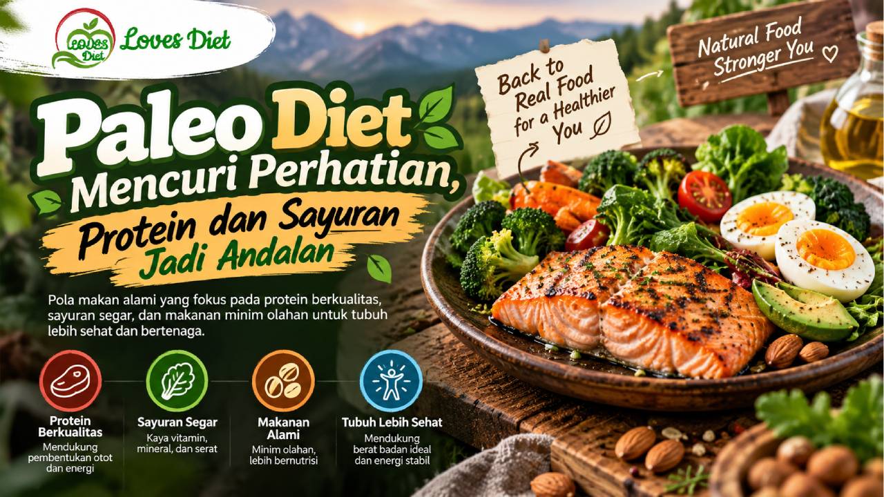 Paleo Diet Mencuri Perhatian, Protein dan Sayuran Jadi Andalan