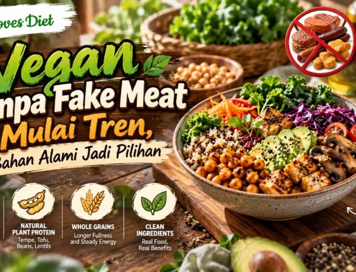 Vegan Tanpa Fake Meat Mulai Tren, Bahan Alami Jadi Pilihan